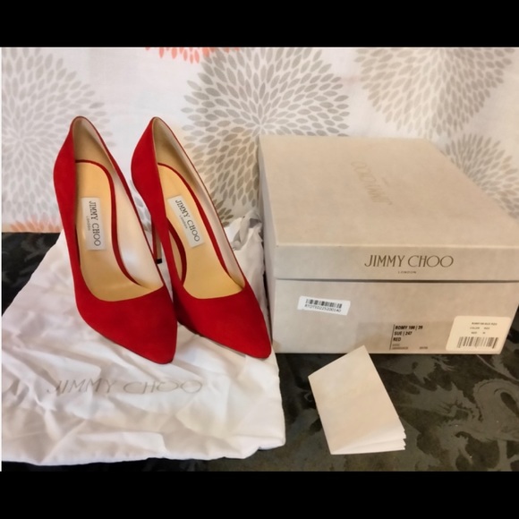 Jimmy Choo Romy suede pump size 39 NWT - Picture 1 of 5